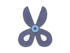 簡筆畫剪刀畫法步驟圖示