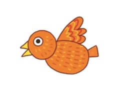 小鳥幼兒簡(jiǎn)筆畫分步畫法圖示
