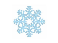 雪花幼兒簡筆畫分步繪制圖示