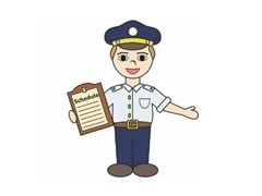 公交車(chē)司機(jī)簡(jiǎn)筆畫(huà)分步繪制圖示
