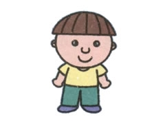 簡筆畫男孩畫法步驟圖示