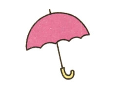 雨傘幼兒簡筆畫繪制步驟圖示