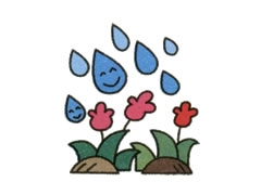 雨滴簡筆畫繪制步驟圖示
