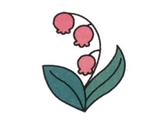 鈴蘭花簡(jiǎn)筆畫繪制步驟圖示