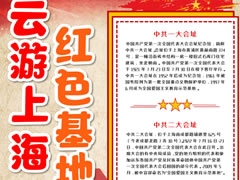 云游上海紅色基地手抄報(bào)內(nèi)容模板