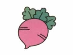蘿卜幼兒簡筆畫步驟圖示