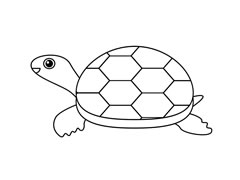 烏龜簡(jiǎn)筆畫(huà)圖片
