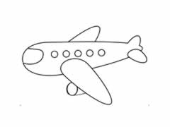 飛機(jī)簡(jiǎn)筆畫圖片