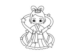 仙女簡(jiǎn)筆畫(huà)圖片