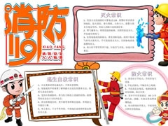 消防119手抄報內容模板