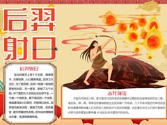 后羿射日手抄報(bào)模板