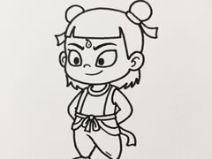 哪吒簡(jiǎn)筆畫(huà)