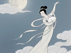 嫦娥簡筆畫
