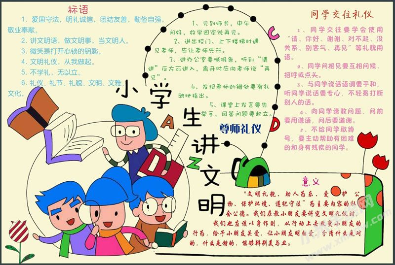 小學(xué)生講文明手抄報.jpg