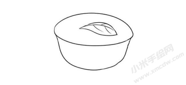 泡茶簡(jiǎn)筆畫繪制步驟04.jpg