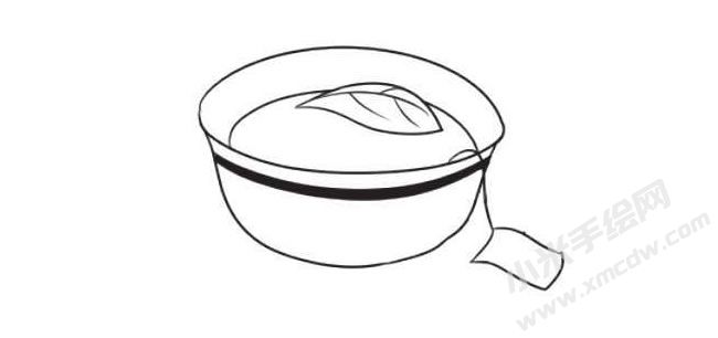 泡茶簡(jiǎn)筆畫繪制步驟07.jpg