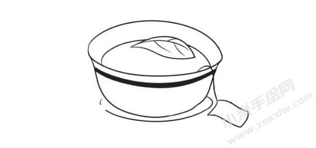 泡茶簡(jiǎn)筆畫繪制步驟08.jpg